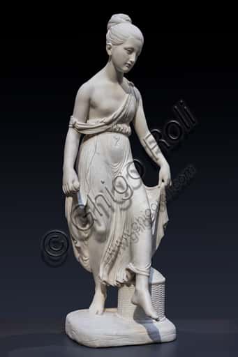 Young Dancer by Thorvaldsen: Neoclassical Marble Sculpture