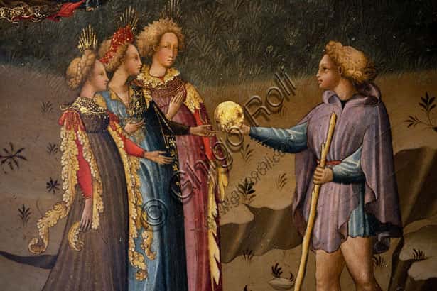 The Judgement of Paris: Birthing Tray Detail by the Master of 1430