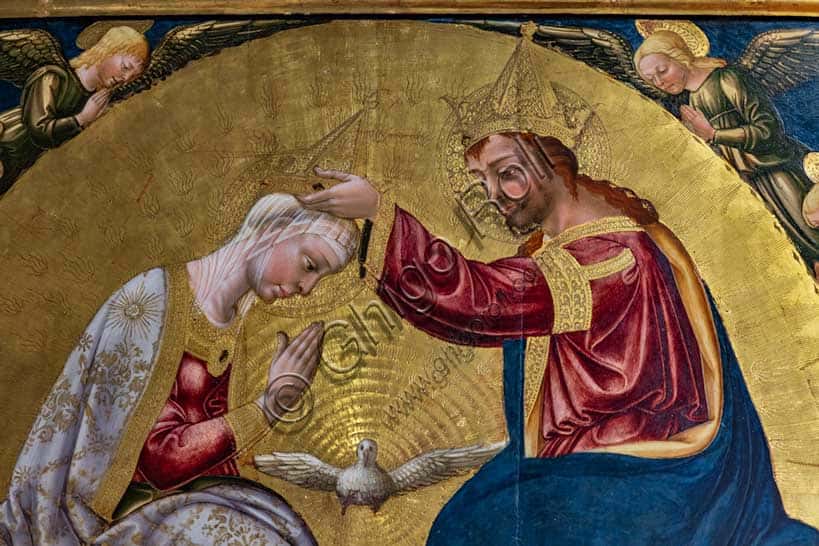 Coronation of the Virgin by Neri di Bicci (1473) - Italian Renaissance