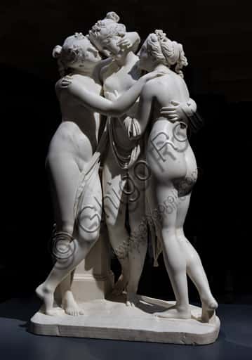 The Three Graces by Canova: Neoclassical Marble Statue
