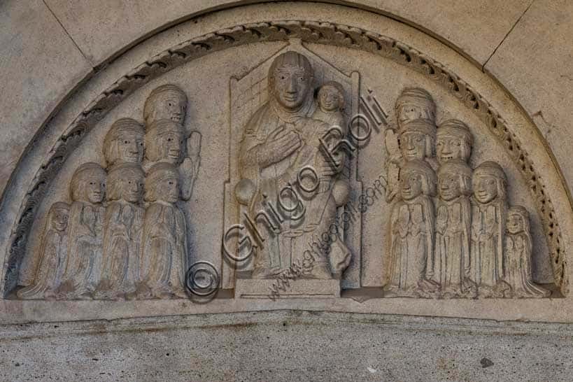 Lunetta della Madonna della Vita nel Duomo di Fidenza di Benedetto Antelami