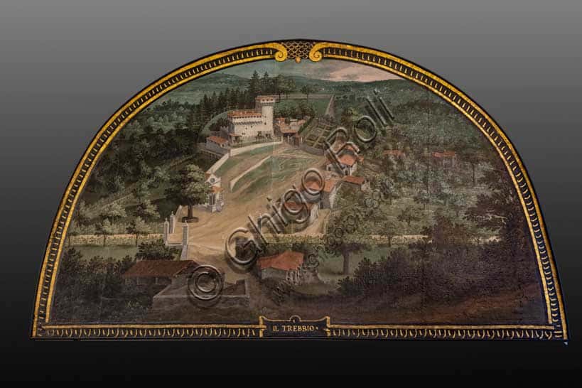 La Lunetta 'Il Trebbio' di Giusto Utens a Villa Petraia