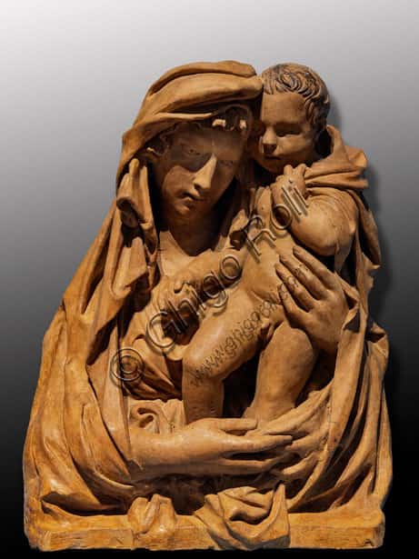 Madonna and Infant Jesus by Nanni di Banco: Renaissance Terracotta