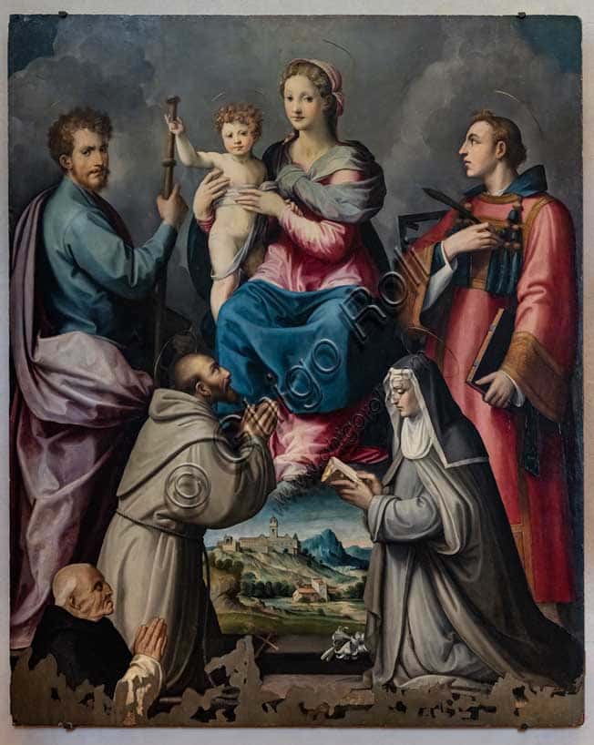Madonna in Glory by Michele Tosini, 16th Century