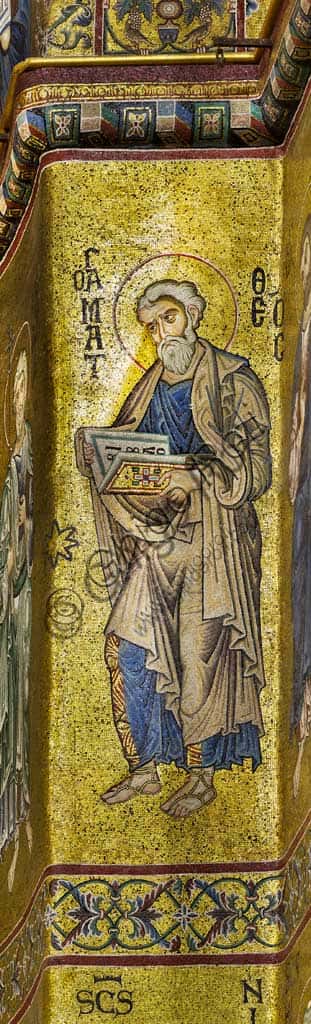 Saint Matthew Mosaic in Monreale Cathedral: Byzantine Art