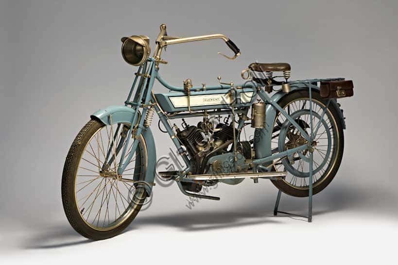 French Vintage Motorcycle Clément 3 Hp (1912-13): 320cc V-Twin