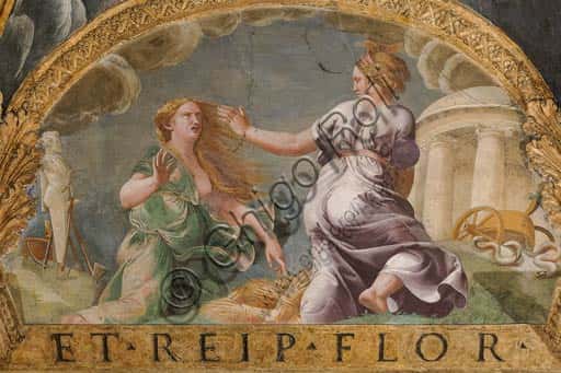 Lunette of Psyche and Ceres in the Hall of Cupid and Psyche at Palazzo Te