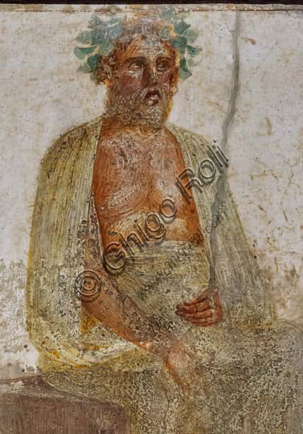 Poet, Fresco from Stabiae - Villa San Marco, Room 12