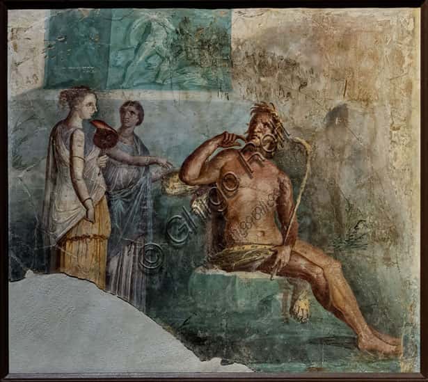 Polyphemus and Galatea: Roman Fresco from Portici