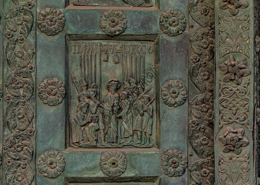 Bonanno Pisano's Door at Monreale Cathedral: The Kiss of Judas