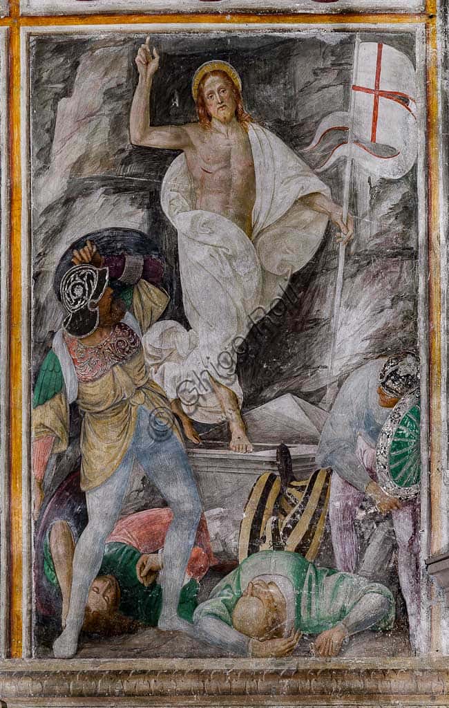 Resurrection of Christ by Gaudenzio Ferrari: Fresco Analysis from 1513