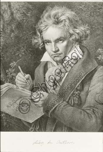 Disegno a Matita e Carboncino di Ludwig van Beethoven: Analisi