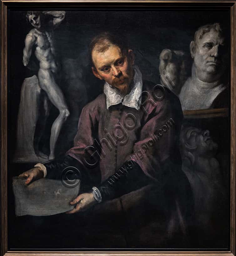Portrait of a Man by Jacopo Palma the Younger (1600-1605)