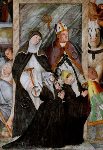 St. Catherine of Siena Fresco by Gaudenzio Ferrari in Vercelli