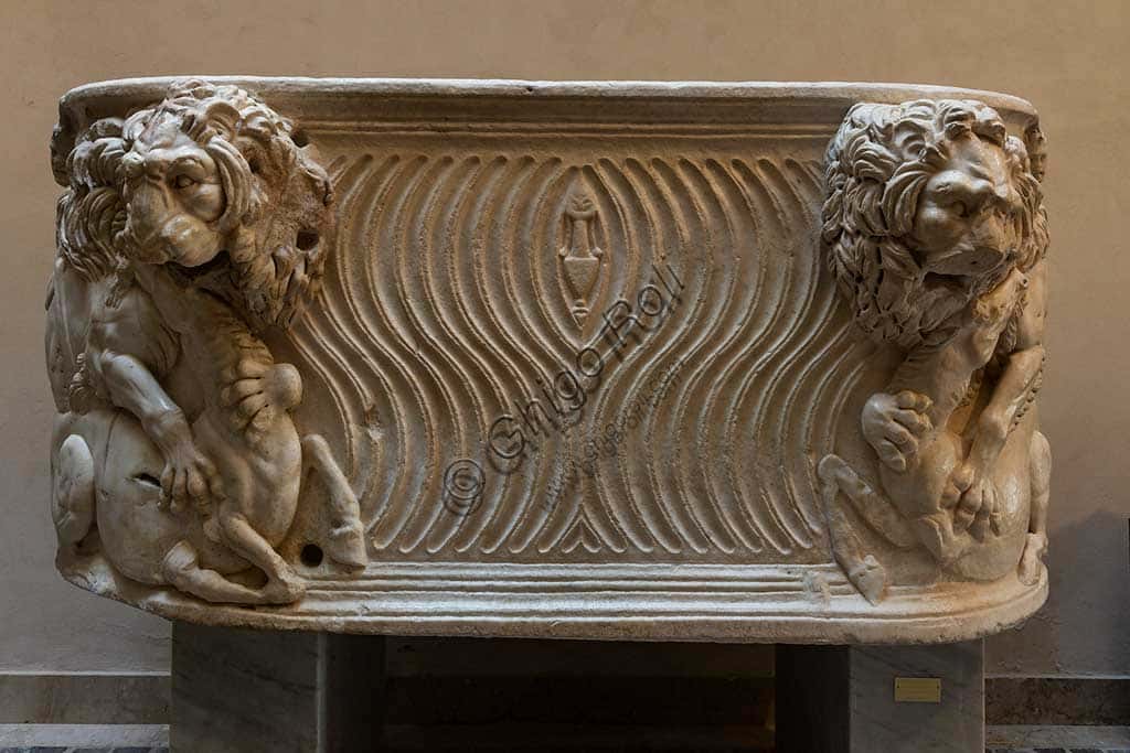 3rd Century Roman Sarcophagus at Monreale Cathedral, Sicily