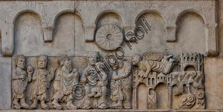 Adoration of the Magi and Joseph's Dream at Fidenza Cathedral
