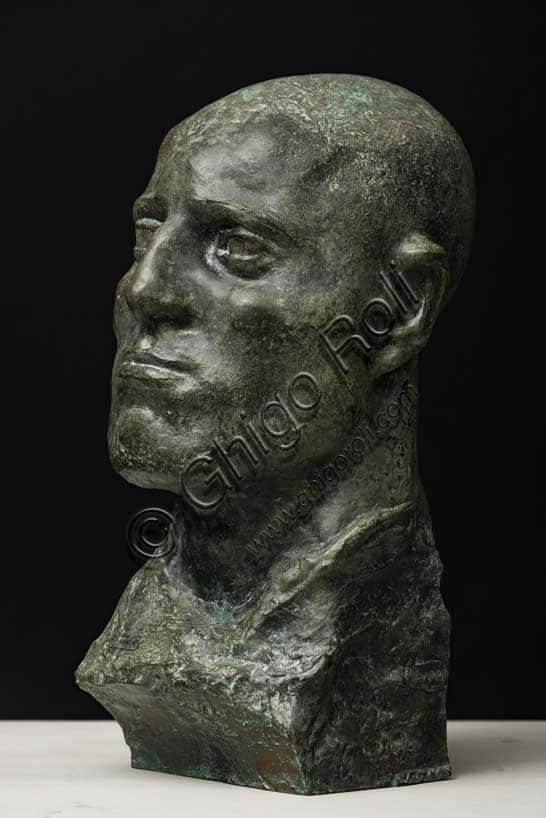 'The Boxer' Bronze Sculpture by Ermenegildo Luppi (1877-1937)