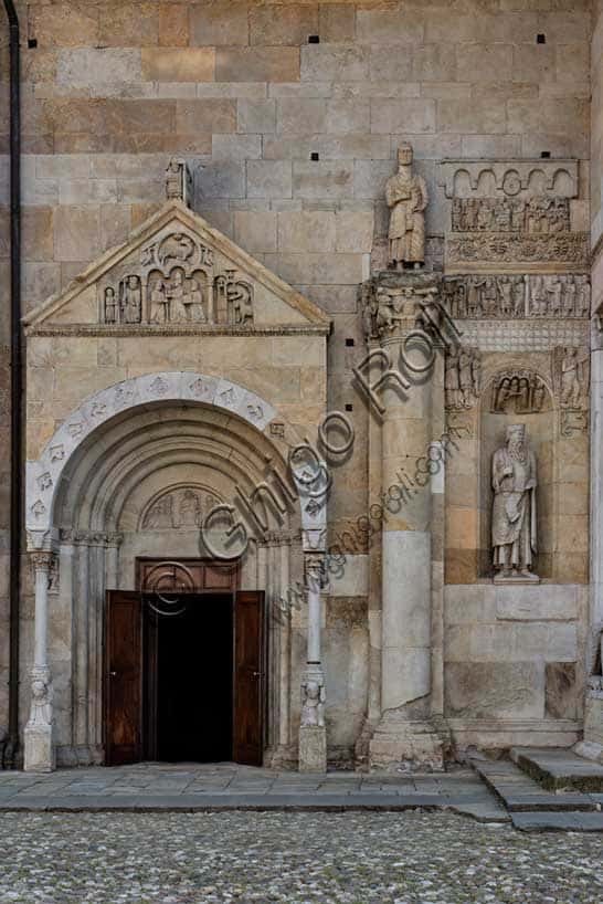 Sculture del Portale Sinistro del Duomo di Fidenza: Analisi