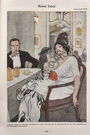 Marcello Dudovich 'Simplicissimus n.21' Letterpress Print, 1913