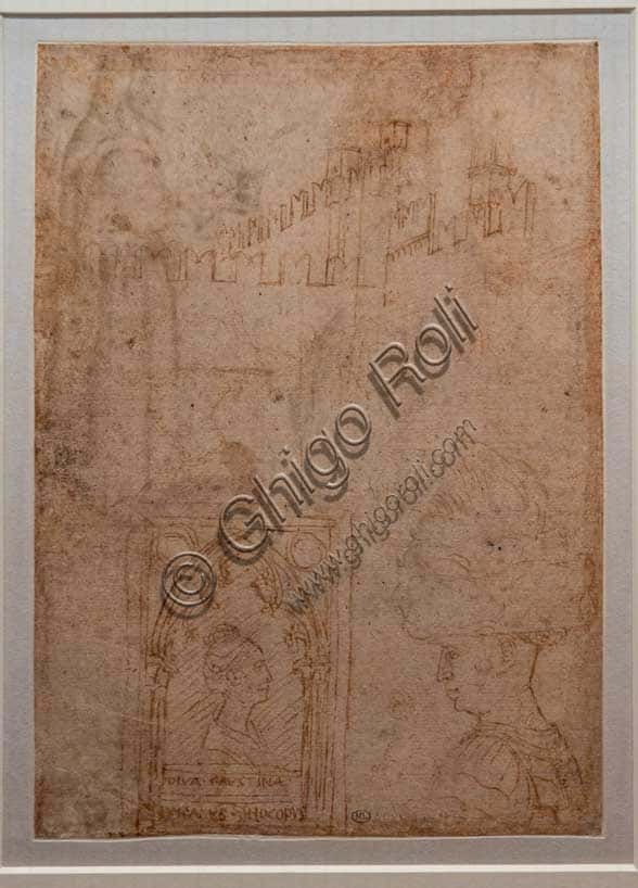 Pisanello's Drawing Studies: Architecture and Portraits from 1435