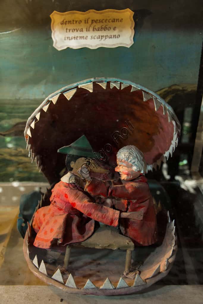Teatro Meccanico di Pinocchio: Pinocchio ritrova Geppetto nel Pescecane