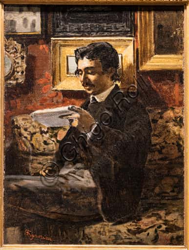 Uomo che legge di Telemaco Signorini: analisi del dipinto (1868-70)
