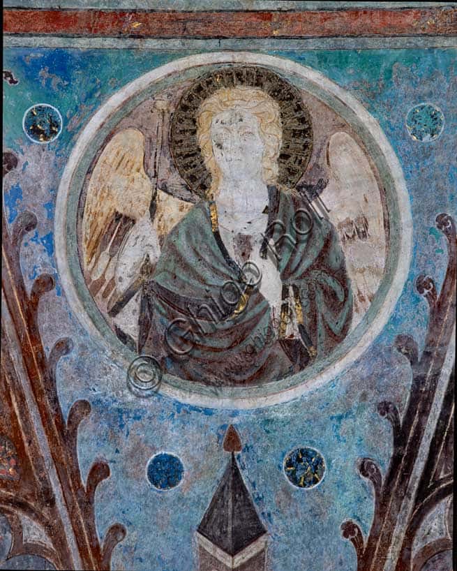 Tondo with Angel in the North Transept of the Upper Basilica of Saint Francis in Assisi