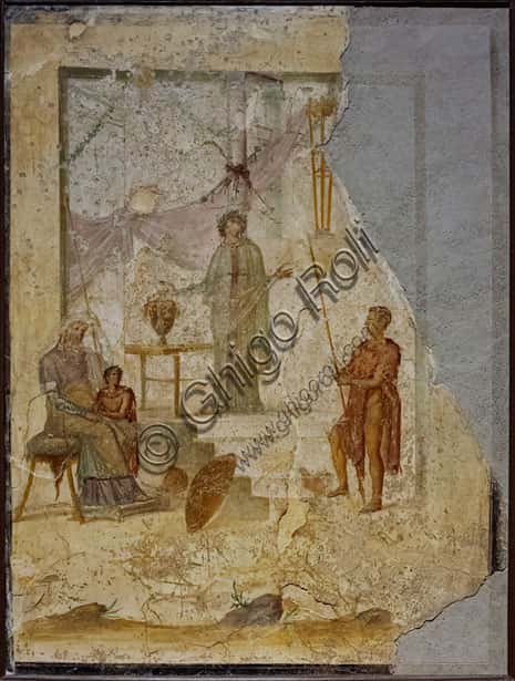 Cassandra's Prophecy: Fresco from the House of the Iron Grate in Pompeii