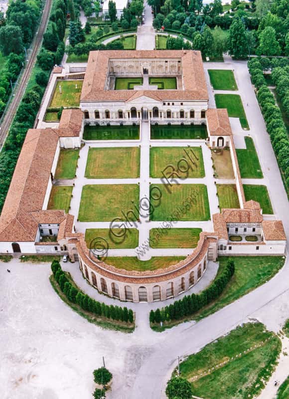 Aerial View of Palazzo Te in Mantua: The Gonzaga Summer Residence