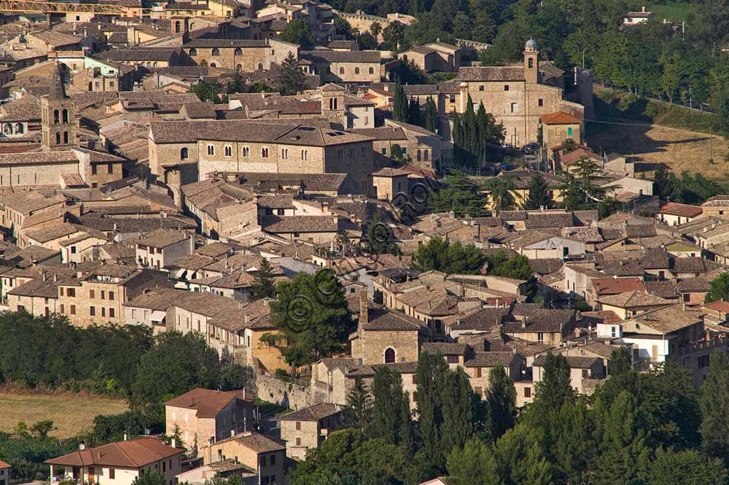 View of Bevagna: Panorama of the Medieval Village in Umbria