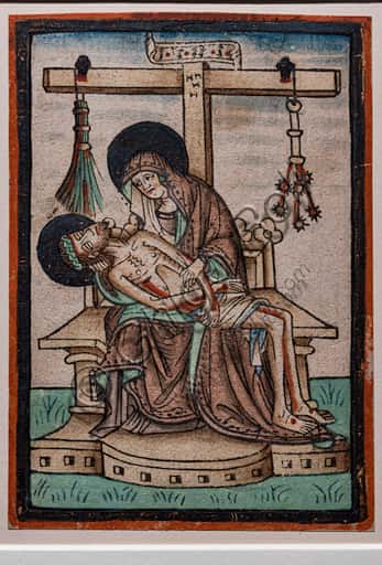 Vesperbild: Analisi della Pietà in xilografia tedesca del 1450