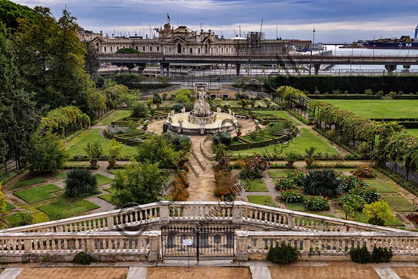 Villa del Principe in Genoa: Renaissance Garden and the Fountain of Neptune