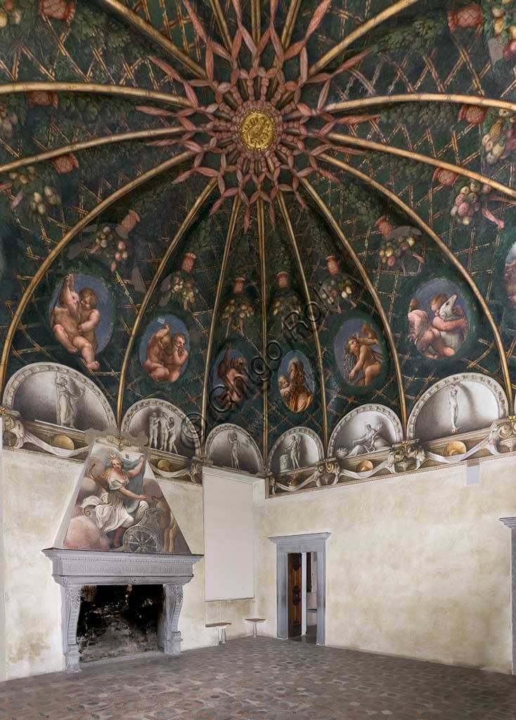 Frescoes by Antonio Allegri known as Correggio in the San Paolo Convent in Piacenza, 1518-1519