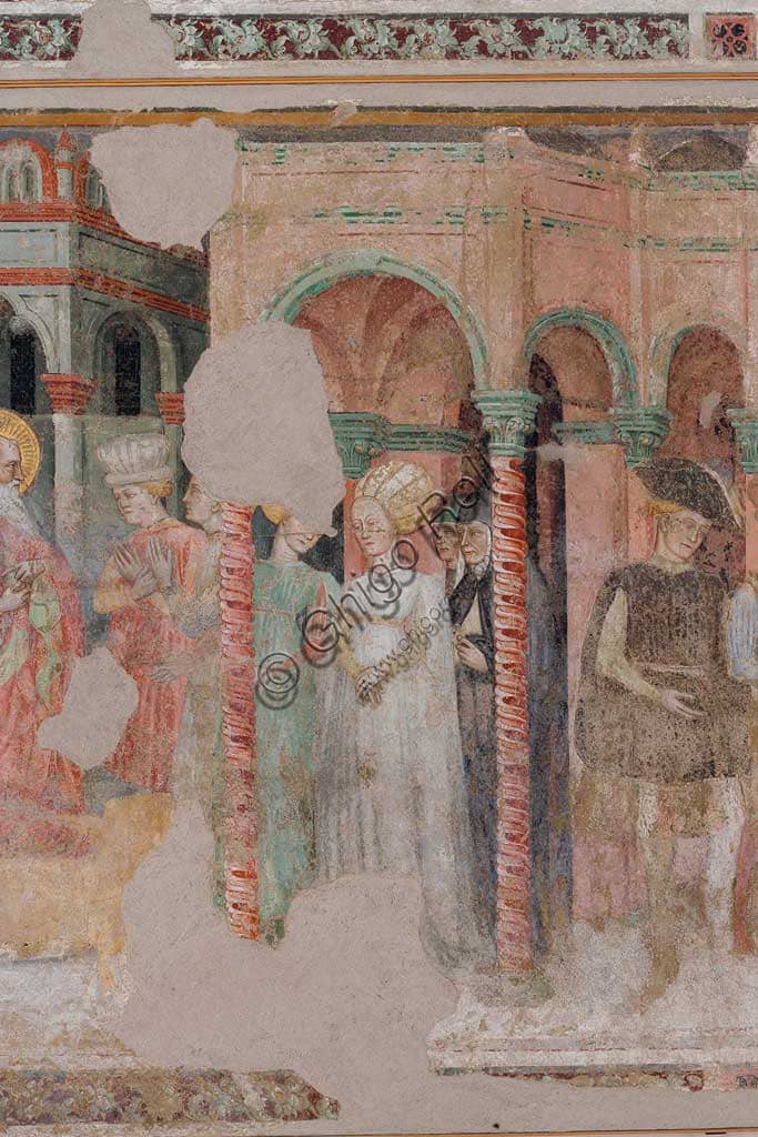 Detached fresco with gentlewoman, Master G.Z., National Gallery Ferrara