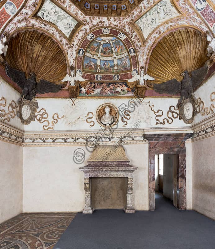 View of the Northern wall in the Chamber of the Eagles at Palazzo Te, Mantua