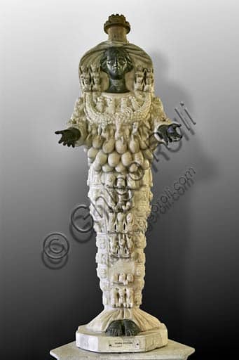 Sculpture of the Artemis of Ephesus, Roman copy, displayed in the Capitoline Museums, Rome