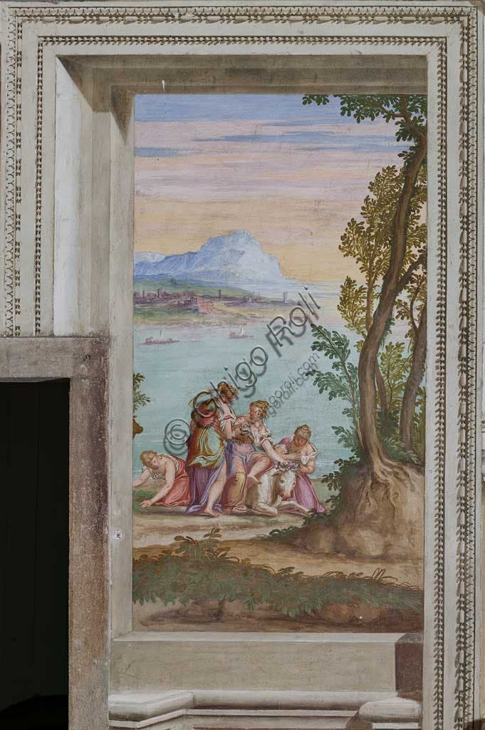 The Rape of Europe: Giovanni Battista Zelotti Fresco at Villa Godi