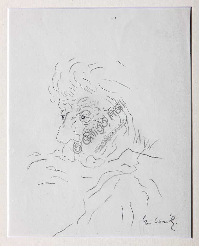 Gino Covili, 'The Pensive Man': Analysis of the Pencil Drawing from the Unipol Collection