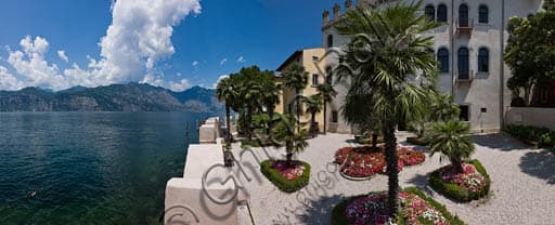 Palazzo dei Capitani a Malcesine: Veduta sul Lago di Garda e il Giardino