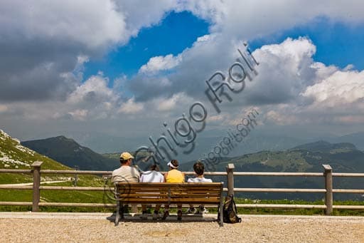 Malcesine - Mount Baldo Funicular: Highland Landscape View at 1760 Metres