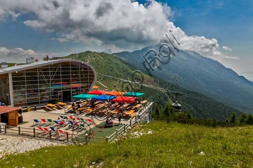 Malcesine Monte Baldo Cableway Arrival Station at 1760m