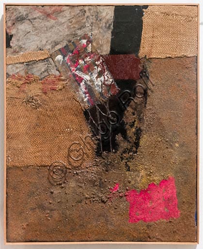 "Sacco (Composizione)" di Alberto Burri: opera al Mart di Rovereto
