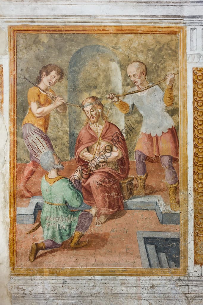 Incoronazione di Spine: Affresco del Cinquecento a Castelvecchio