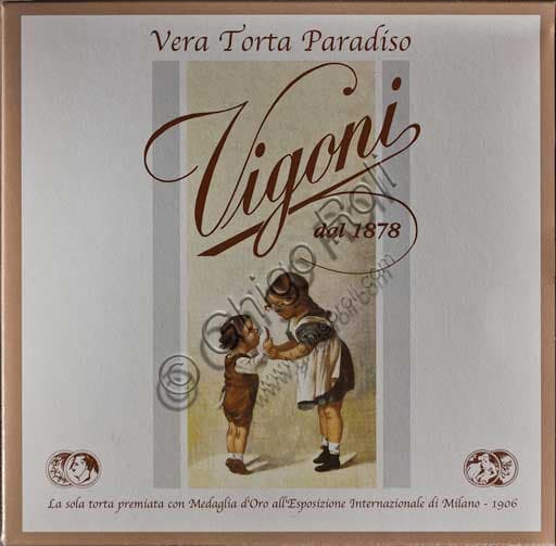 Historic Packaging for Paradise Cake by Vigoni Pastry Shop, Pavia