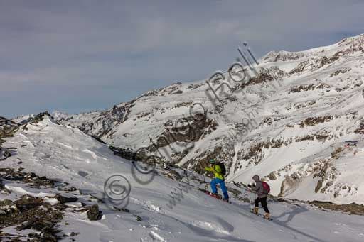 Snowshoe Hike to Corno del Camoscio: Winter Trail between Passo dei Salati and Col d'Olen