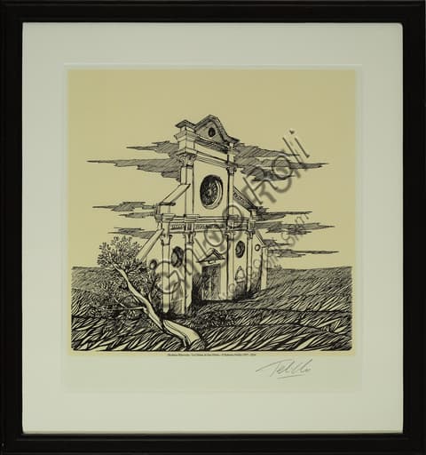 Roberto Pelillo - Dipinto "Modena ritrovata: la chiesa di S. Pietro"