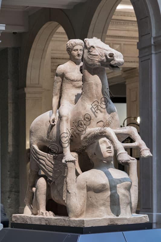 The Knight Marafioti: Polychrome Terracotta Statuary Group