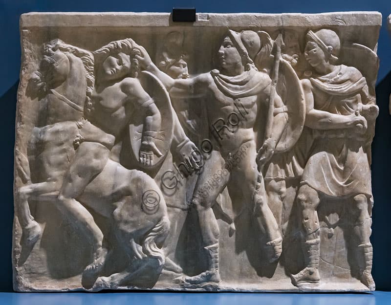 Sarcophagus with Scenes from the Sack of Troy: Achilles and Troilus at the Doge's Palace