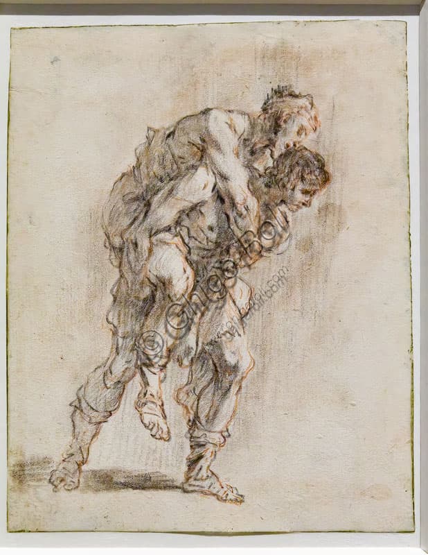 Aeneas and Anchises Drawing by Sebastiano Ricci: Style and Analysis