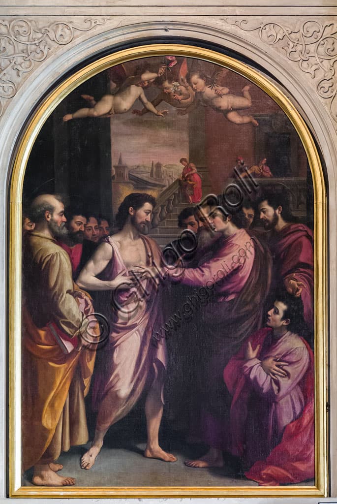 Incredulità di San Tommaso di Santi di Tito: analisi e veduta di Sansepolcro